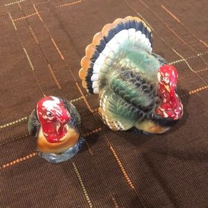 Colorful Vintage Tom & Hen Salt & Pepper Shakers